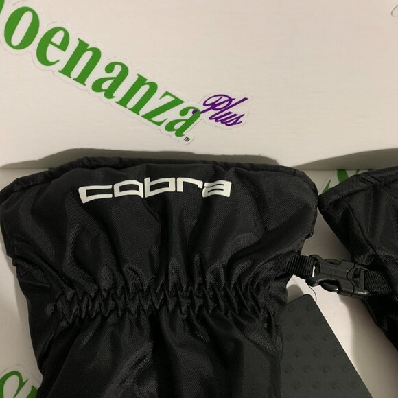 Cobra Crown C Winter Mitts Golf Mittens Glove Pair Mens One Size Fits Most Black - Picture 3 of 6
